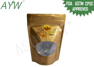 Quality Food Flexible Verpackung Packaging For Food , Stand Up Zipper Pouch For Rice Packaging wholesale