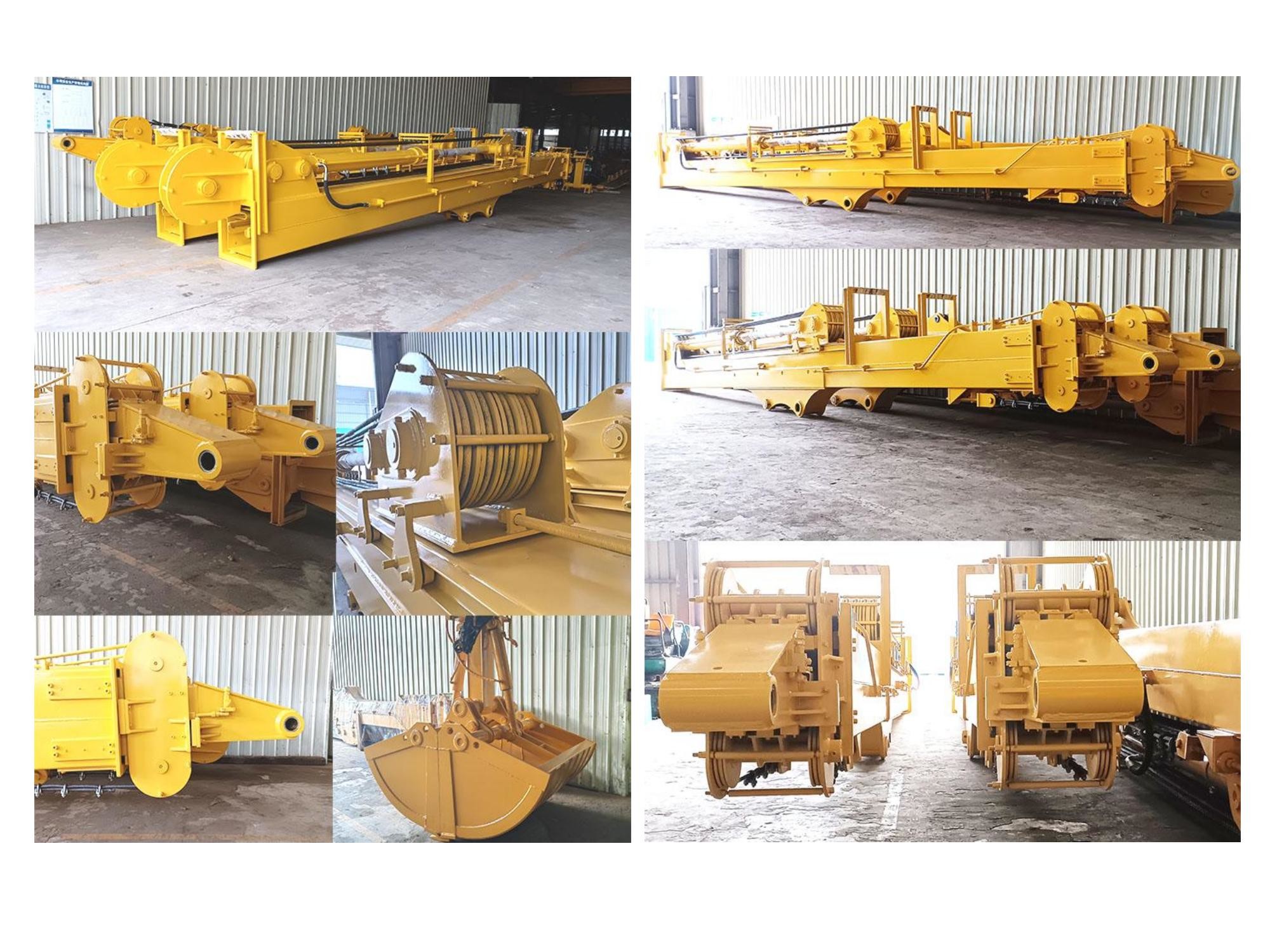 Premium Excavator Telescopic Arm Grapple Use Q355B 32M 25M 20M