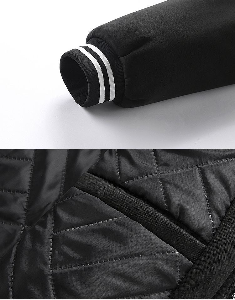 Fashion Hip Hop Streetwear Outdoor Embroidery Utility Motorcycle College Hooded Baseball Men Jacket with Custom Logo