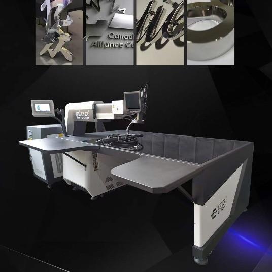 E500 Metal Signs Making Tool Channel Letter Laser Welder Machine for Sign Steel