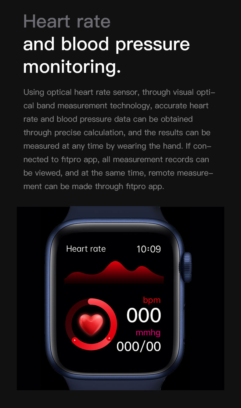 HL75 Smart watch 1.69 Inch IPS Heart Rate Fitness Tracker HD Screen 240*240