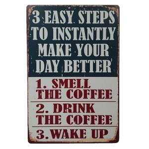 Quality Vintage Round Tin Sign, Metal Tin Signs Home Wall Decor, Metal Sign 3D Wall Decor Metal Plaque wholesale