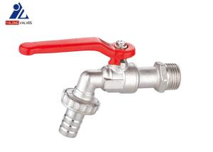 Quality Iron Handle Bibcock Ball Valve PTFE Seat Garden Hose Valve wholesale
