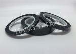 Single Side Coated Black Electrical Tape , 2 Mils Polyester PET Film Flame
