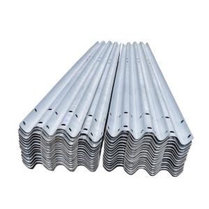 Quality Hot Galvanized Corrugated Steel W Beam Guardrail with High Zinc Coating 550-600g/m2 wholesale
