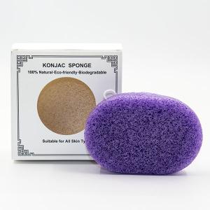 Quality SGS Oval Skincare Eco Friendly Natural Konjac Sponge Organic wholesale