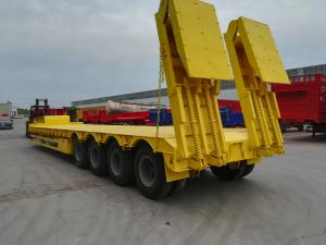 Quality 2 3 4 Axle Hydraulic Low Bed Trailer For Bulldozer Transport wholesale