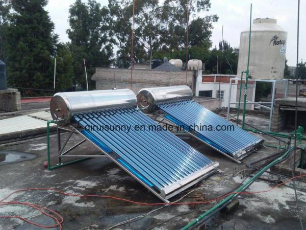 Direct / Open Loop All Stainless Steel Solar Energy Heater for Mexico 8tubos-