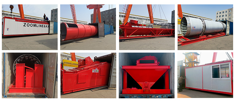 Road construction machinery 20TPH to 120TPH continuous drum mix asphalt plant