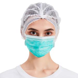 Quality Green Disposable Non Woven Face Mask wholesale