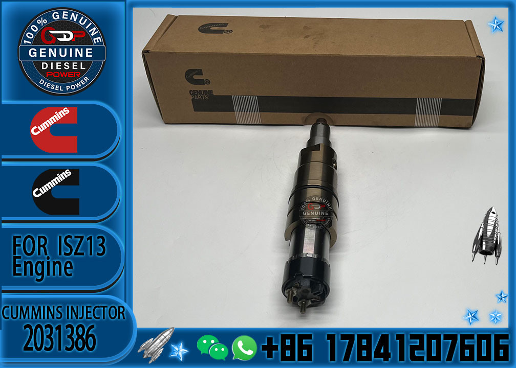 Common rail injector fuel injecto 2894920PX 2058444 2482244 2031386 for ISZ13 Excavator DC09 DC16 DC13