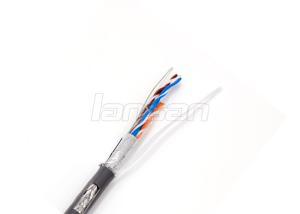 Quality Waterproof 1000ft SFTP Cat5e Lan Cable 4P Solid Stranded Network Lan Cable Outdoor wholesale