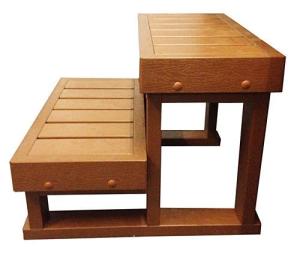 Quality Outdoor Spa Accessories Hot Tub 2 Tier Step Plastic Walk In Steps wholesale