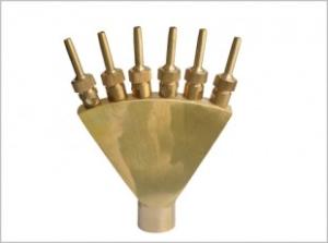 Quality peacock fan shape fountation nozzle wholesale