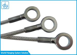 Quality Suspension PVC Coated Braided Wire Rope Sling Free Length For Custom wholesale
