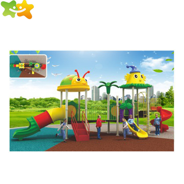 Outdoor Playground Toys Amusement Park Plastic Slide For Children