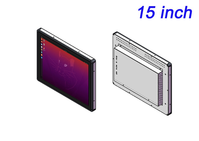 15-Inch Linux Embedded Display for Transportation Interfaces, Digital Signage, Manufacturing Dashboards, and Facility Management