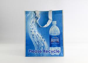 Quality Recycled Plastic Bottle Non Woven Laminated Tote Bags Reusable Shopping Bag wholesale