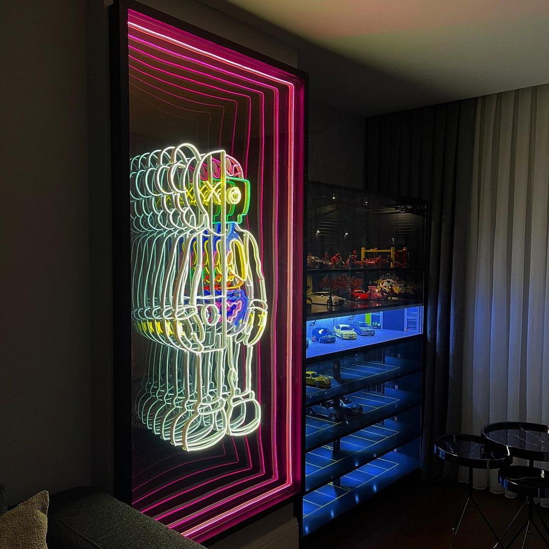 DC12V Magic Led Infinity Bath 3D Tunnel Mirror Decorative Dance Floor Infinity Mirror