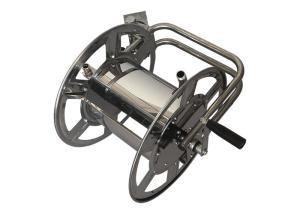 Quality High Reliability Stainless Steel Hose Reel Wall Mounted Smooth Positive Direct Crank Design wholesale