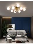 LED Chandelier For Living Room Bedroom Dining Room Kitchen Glass Ball Ceiling