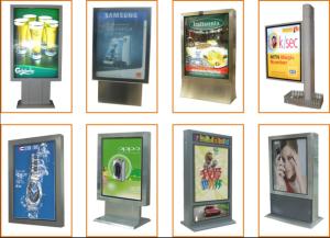 China Full HD Free Standing Light Box High Bright For Chain Store Interior Decoration on sale