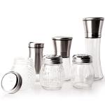 3.5oz 100ml Kitchen Accessories Seasoning Glass Spice Jar Set For Sugar Salt