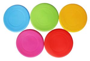 Quality Dog Frisbee Silicone Pet Toy Silicone Frisbee Throwing Training Silicone Flying Disc wholesale