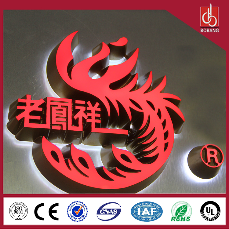 Customed Acrylic Luminous Letter with LED Sign,Light Word