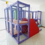 Small Soft Indoor Play Area Equipment Kids Play Room Area Games Mcdonalds Purple