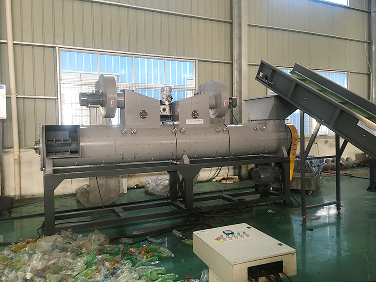 4kw PET Bottle Label Remover Machine 300-5000kg/H Label Stripping Machine