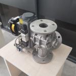 Two Way Gate Pneumatic Diverter Valves For Dilute Phase Conveying System