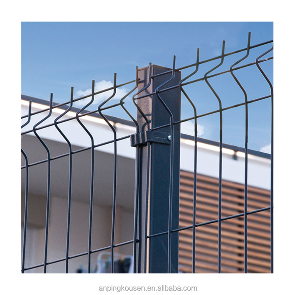 Low Carbon Steel Wire Rectangle 3D Wire Mesh Fence Panel Fencing with Materials