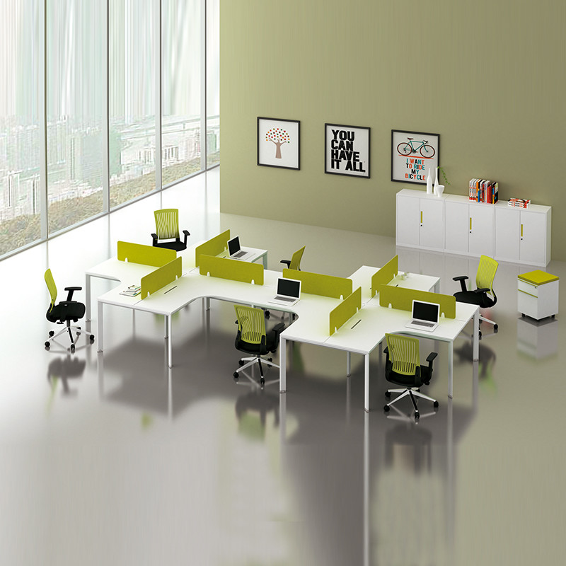 3.6M 6 Seater Workstation Office Furniture Cubicle Office Desk