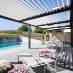 Luxury Garden Pergola Electric Bioclimatic Deck Roof Outdoor Aluminum Pergola