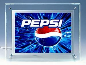 Quality Super Slim 8mm acrylic led advertising light box indoor hanging wholesale