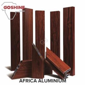 Quality China aluminum extrusion factory new design aluminum profile wooden grain wholesale