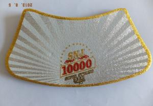 Quality Printed aluminium foil beer neck label Embossed Printed Beer Bottle Foil Labels for packing printing self adhesive alumi wholesale