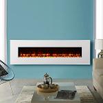 72inch Wall Surface Mounted Electric Fireplace Overheating Protector