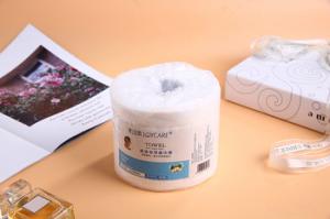 Quality Wholesale 100Pcs Dry and Wet Double Use Makeup Remover Towel Facial Cotton Tissues wholesale