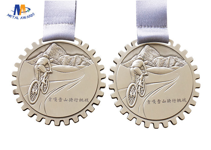 3D Effect Antique Finishing 70mm Stock Medals