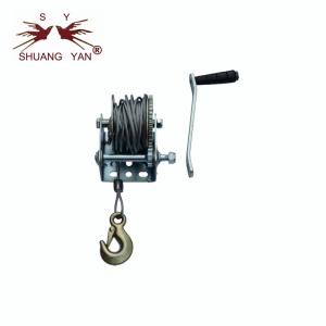 Quality 2500LBS 10 Meters Wire Rope Winch Heavy Duty Compact Aluminum Alloy wholesale