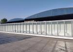 Swinging Glass Door Reach In Remote Wall Merchandiser Freezer In White