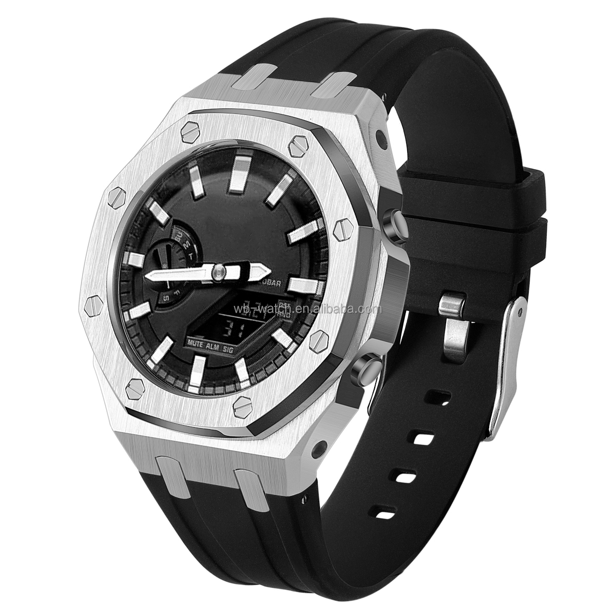Casio G Shock Ga2100 Ga2110 Custom Zinc Alloy Watch Case With Silicone Band Strap