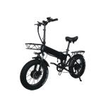 LCD Display 750W 20" Electric Fat Bike Folding Frame 48V 15Ah Full Suspension