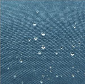 Quality 480 Gsm Green Terylene Waterproof Tent Fabric 0.75mm Thickness With Yarn Pattern wholesale