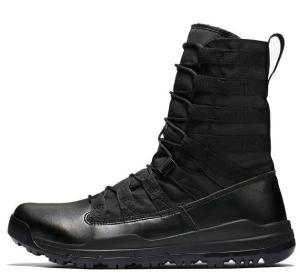 Quality 17 Ounces Genuine Leather Military Boots Upper Nylon Reinforced Black Outdoor Tactical Gear wholesale