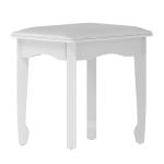PU Leather Width 40cm Solid Wood Stool MDF Bench Soft Sponge