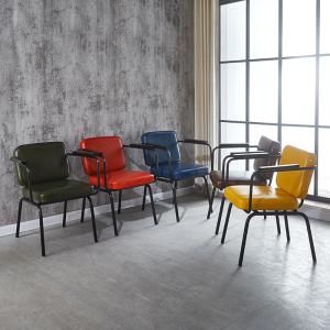 Quality Metal Frame Restaurant Dining Room Chairs With Soft Leather Seats wholesale