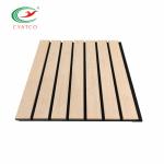 Polyester Wooden Sound Acoustic Panel 2400x600mm Heat Insulation